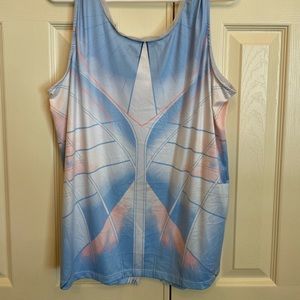 Lucky In Love Celestial Geo tennis tank